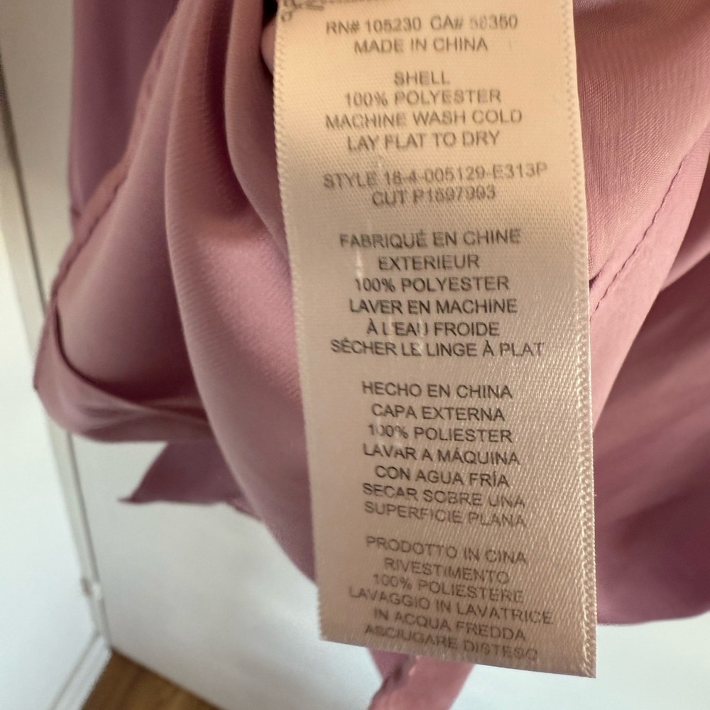 Equipment Lilac/Pink Silk Button-Up Blouse - Picture 6 of 6